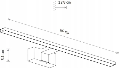 Aplike muri Nowodvorski Cezanne 10673, LED, IP44, e bardhë
