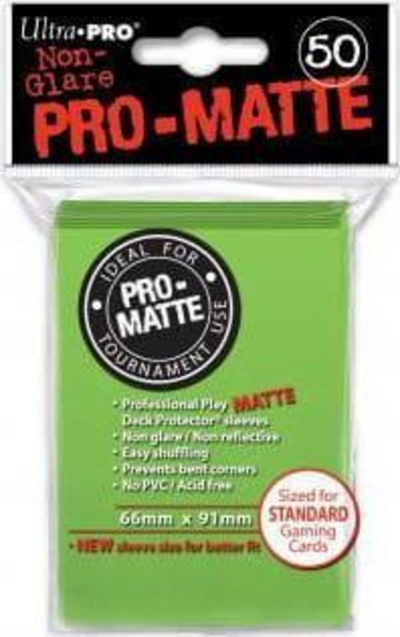 Set mbrojtëse për karta loje Ultra-Pro, 50 copë, të gjelbra