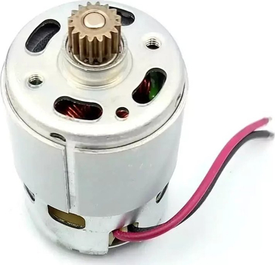 Motor elektrik Dedra DED7041, 20V, me ingranazh, ngjyrë argjendtë