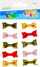 Set fjongo dekorative me ngjitës Craft with Fun, 10 copë, shumëngjyrëshe