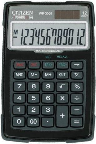 Kalkulator Citizen WR-3000, i zi