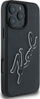 Kapak telefoni Karl Lagerfeld KLHCP16L3DRKSDLK, për iPhone 16 Pro 6.3", hardcase 3D, i zi
