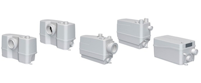 Pумпа за подигање отпадни води Grundfos SOLOLIFT2 D-2 97775318, за сиви води, компактна, бела