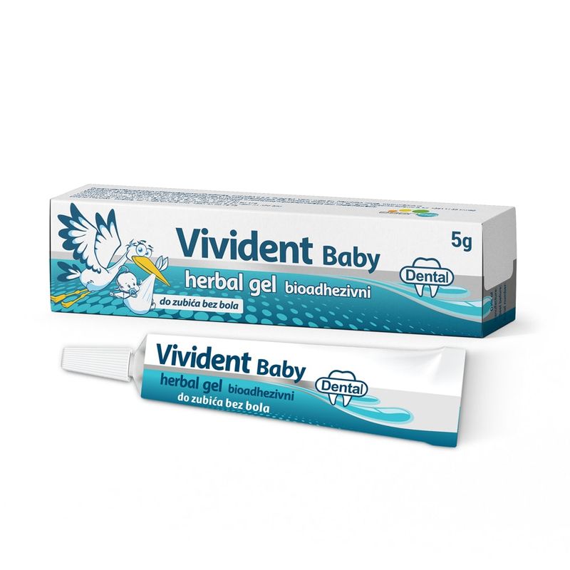 Xhel për dhëmbë për foshnje Esensa Vivident Baby, 5g