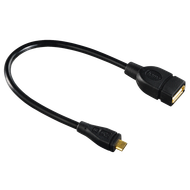 Adapter Hama USB 2.0 OTG, micro bashkues, zezë, 78426