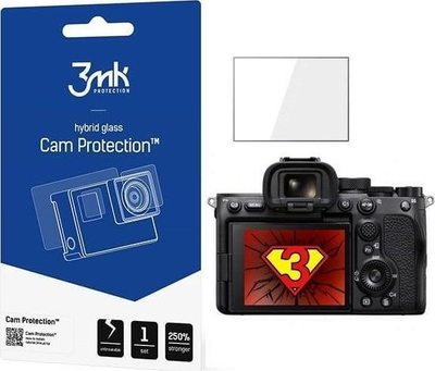 Mbrojtës ekrani kamere 3MK CamProtect Sony A7S III, xham hibrid 0.2mm, transparent
