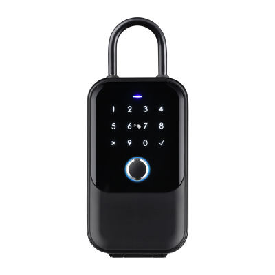 Kuti inteligjente për çelësa Avatto SDL-K5, sensor gishtash, tastierë numerike, e zezë