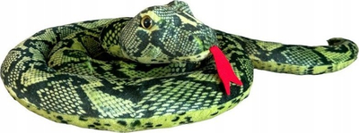 Lodër pelushi Dubi Coiled Snake 30955, 150 cm, gjarpër, jeshile