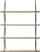 Rafte muri Atmosphera Iris, 4 nivele, metal dhe MDF, beige