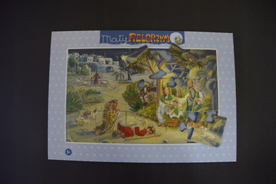 Puzzle Bernardinum Little Pilgrim Skena e Krishtlindjes, 15 pjesë, shumëngjyrësh