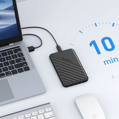Kuti e jashtme Orico 25PW1-U3, për 2.5" HDD / SSD, USB 3.0, e zezë