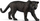 Figurine Schleich Wild Life Black Panther, figurë pantere, plastike, e zezë