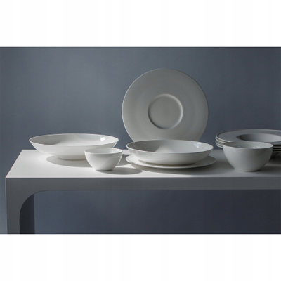 Pjatë e sheshtë Rak Porcelain Fedra Gourmet, 11.4", porcelan, ngjyrë bone