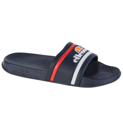 Sandale plazhi Ellesse Lion për meshkuj, sintetike, blu me vija të bardha kuqe