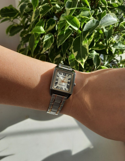 Orë dore Casio Collection LTP-V007SG-9BUDF, kuarc, çelik inox, argjend me ari