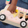 Lodër druri Fisher-Price Ice Cream Truck, sorter formash, 9 pjesë, shumëngjyrëshe