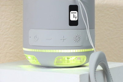 Altoparlant Bluetooth Techly Portable, bateri 4 orë, portë USB, gri