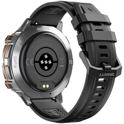Ore inteligjente Gravity GT42-3, ekran 1.73" AMOLED, Bluetooth, ngjyrë argjend