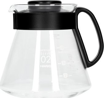 Стаклена карафа за кафе Hario XVD-60B, 600 ml, проѕирна