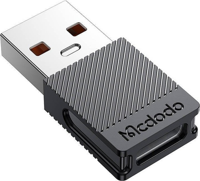 Adapter USB në USB Type C Mcdodo, 5A, 480 Mbps, i zi