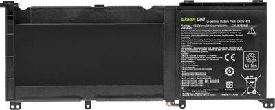 Bateri laptopi Green Cell C41N1416, 15.2V, 3950mAh, e zezë