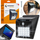 Lampë muri me diell Vergionic Solar Motion Sensor Light, LED, me sensor lëvizje, e zezë