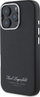 Kapak telefoni Karl Lagerfeld Grained PU Hotel RSG, për iPhone 16 Pro Max, material PU me teksturë, i zi