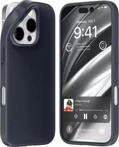 Kapak telefoni Mercury Soft për iPhone 16 Pro 6.3", TPU, blu e errët