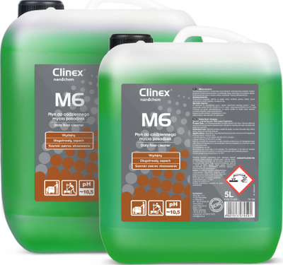 Solucion për larjen e dyshemesë Clinex M6 Medium 77-094, 5L, me pak shkumë