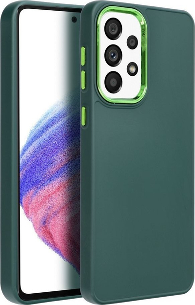 Kapak telefoni Frame Case për Samsung Galaxy A33 5G, mbrojtës, jeshil