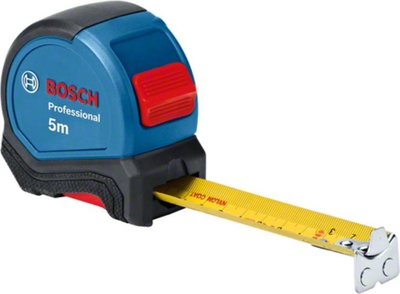 Set veglash dore Bosch Professional, 13 copë, metër 5m, alumini, gri blu