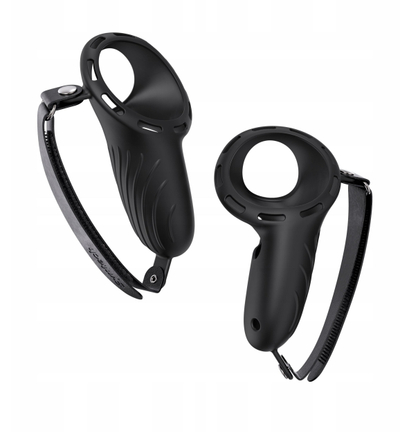 Kapakë grip për kontrollorë Syntech Oculus Quest 3, set 2 copë, me rrip dore, të zinj