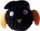 Lodër për qen Yarro International Plush Bat With Ball, top pelushi 7cm, me zile, shumëngjyrësh