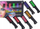 Set për lyerje flokësh Hair Color Comb, 6 copë, shkumës me ngjyra, shumëngjyrësh