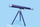 Teleskop për kalamoj “My First Telescope”, i lehtë për me e përdor, me tripod, blu