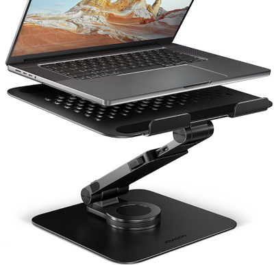 Стојалка за лаптоп и таблет AXAGON STND-LRB, 10" 17.3", ротација 360°, црна