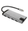Hub USB C Verbatim 49142, Multiport, USB 3.0, HDMI, RJ45, gri