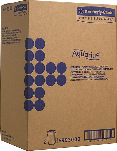 Kosh plehrash Kimberly Clark Aquarius, 43L, plastik, i bardhë