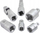 Set adapterësh për çelësa, 6 pjesë, 1/2" 3/8" 3/4", çelik CR-V