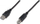Kabllo Assmann USB A - MicroB (AK-300102-010-S), 1m, e zezë