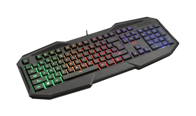 Tastierë gaming Trust Avonn GXT 830-RW, RGB, e zezë