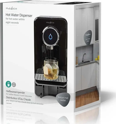 Dispenser uji i nxehtë Nedis, 2.5L, temperaturë e rregullueshme, inox
