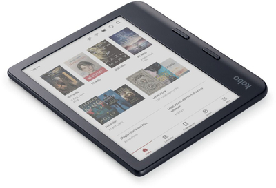 Lexues elektronik Kobo Libra Colour, bashkë me Stylus 2, ekran me ngjyra, i zi