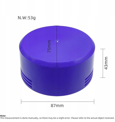 Filtër i pasëm HEPA JETtools për Dyson V8 V7, filtër motori, i bardhë