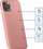 Mbulesë 3mk Matt Case Lychee për Apple iPhone X XS, mat, e zezë