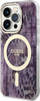 Mbrojtëse telefoni Guess Leopard MagSafe për iPhone 14 Pro, polikarbonat TPU, rozë