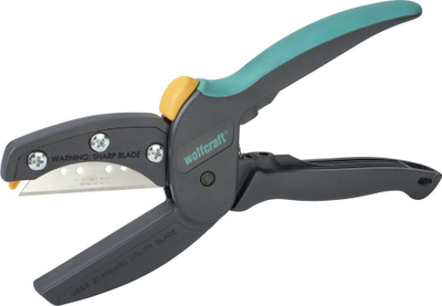 Gërshërë për zorrë Wolfcraft MegaCut S, çelik inox, dorezë ergonomike, gri