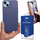 Këllëf matt për Samsung Galaxy A04s, TPU i butë, mbrojtës, blu