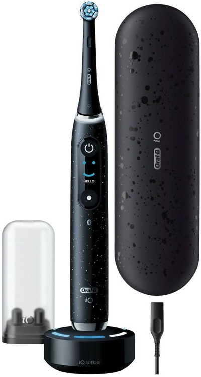 Furçë dhëmbësh elektrike Oral-B iO10, iOsense, karikues magnetik, e zezë