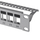 Panel patch Lanberg PPKS-1024-S, 1U 19", 24 porta keystone, gri